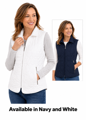 Grenouille Diamond Quilted Gilet