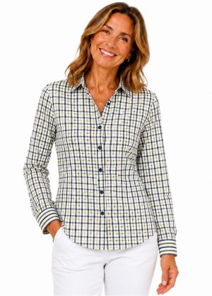 Grenouille - Long Sleeve Check Shirt (2463)