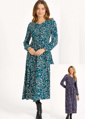 Mudflower Floral Print Dress (683)