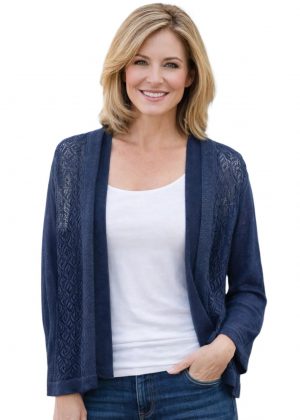 Claudia C - Lace Pattern Shrug (13376)