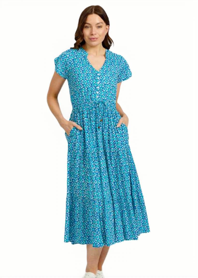Mudflower Geometric Print Dress (248)