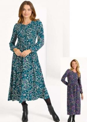 Mudflower Floral Print Dress (683)