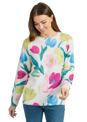 Mudflower Floral Print Jumper (235)