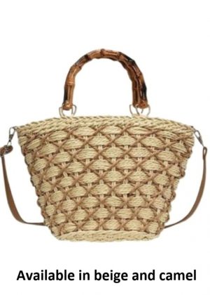 Woodlands - Medium Straw Shopping Bag (Cuckoo)