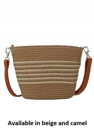 Woodlands - Small Straw Shopping Bag (Robin)
