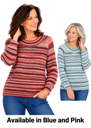 Hepburn Space Dye Stripe Jumper (GK11008)