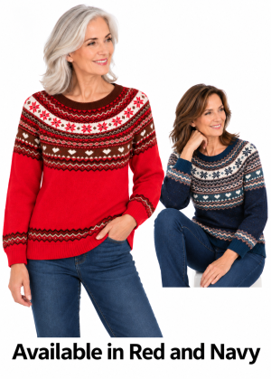 Mudflower Fairisle Christmas Jumper (361)